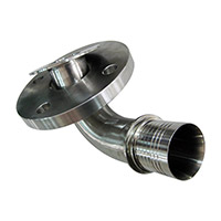 衛(wèi)生級不銹鋼90度法蘭