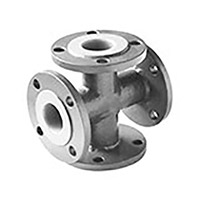 衛生級襯氟四通法蘭