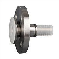 衛生級襯氟活動法蘭帶齒管尾接頭