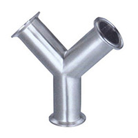 不銹鋼卡箍式“Y”三通